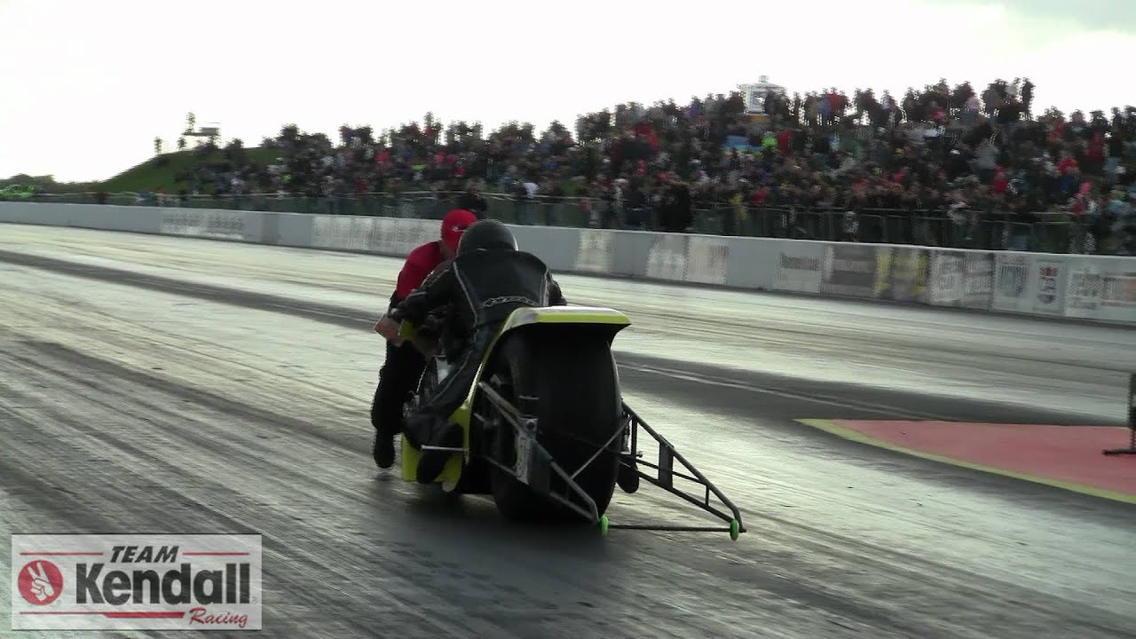 Peter Svensson Top Fuel Bike Winns The European Championship Santa Pod Finals 2011