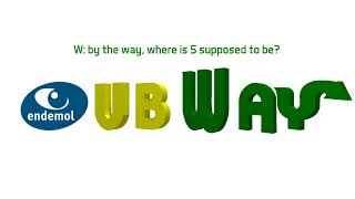 Subway Logo Bloopers 4 Take 48 Subway Letters Meets Endemol.