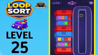 🚛 Loop sort hard level 25 solution and walkthrough for gameplay 