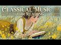 Cozy classical music for studying | Relaxing piano music for reading in a sunny flower field
