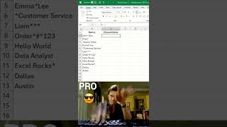 Remove * from Text in Excel | Data Cleaning Shortcut ✨ #excelshorts #shorts #youtubeshorts