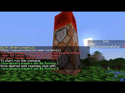 Pre Generate Minecraft 1 12 World Chunks While Afk Get Rid Of Block Lag Youtube