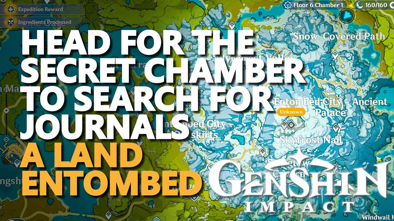 Head for the secret chamber to search for journals Genshin Impact