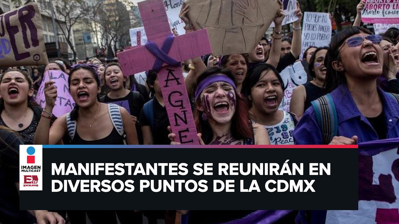 Marcha 8M por el Día Internacional de la Mujer - YouTube