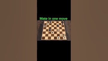 Mate in one move | puzzle 1 #chess #shorts #games