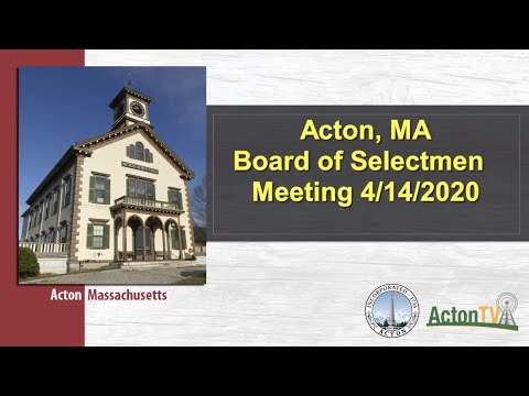 Acton Boxborough Regional School District Meeting 4 2 2020
