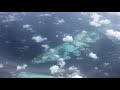 Мальдивы 2019. Вид с окна самолета 1