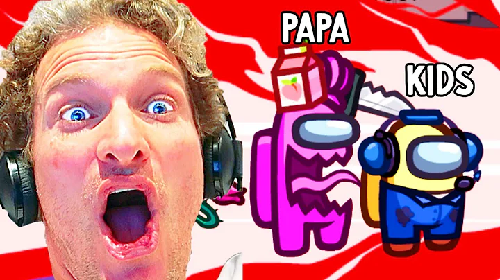 HIDE AND SEEK IN AMONG US *Papa Won* (hilarious) ....