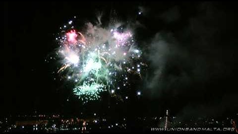 Part 1 - 2010 Grand Final - St.Andrew Fireworks (L-Unjoni) Luqa Malta