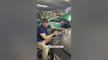 How to Apply PPF to Porsche Headlights | Step-by-Step DIY Guide