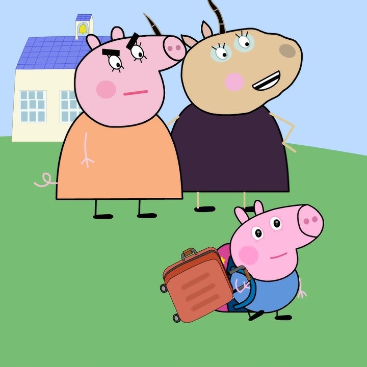 I'M LEAVING NOW I'M LEAVING NOW 😔😭 #peppapig