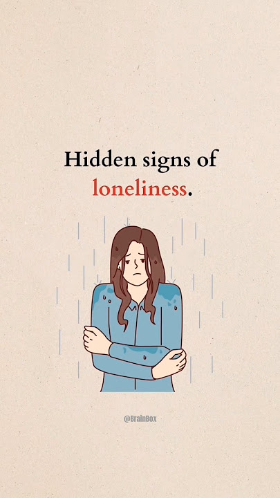 10 Hidden Signs You’re Lonely 😔💔 #shorts #Loneliness #MentalHealth #relationship