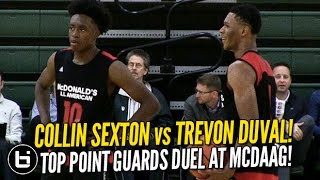 Collin Ton Vs Trevon Duval Full Highlights Mcdonalds All American Practice