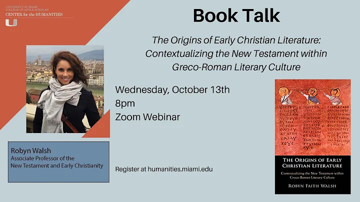 Book Talk with Robyn Walsh: Contextualizing the Ne...