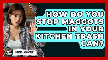 How Do You Stop Maggots In Your Kitchen Trash Can? - Insects and Invaders