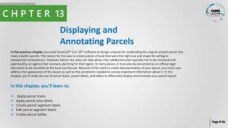 Chapter 13 Civil 3D Annotating Parcels