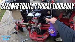 Making My Toro GrandStand SUPER CLEAN with a GIVEAWAY