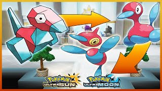 Pokemon Ultrasun Ultramoon - How To Get Porygon Evolve It