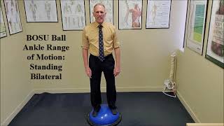 BOSU Ball Standing Bilateral Ankle Range of Motion