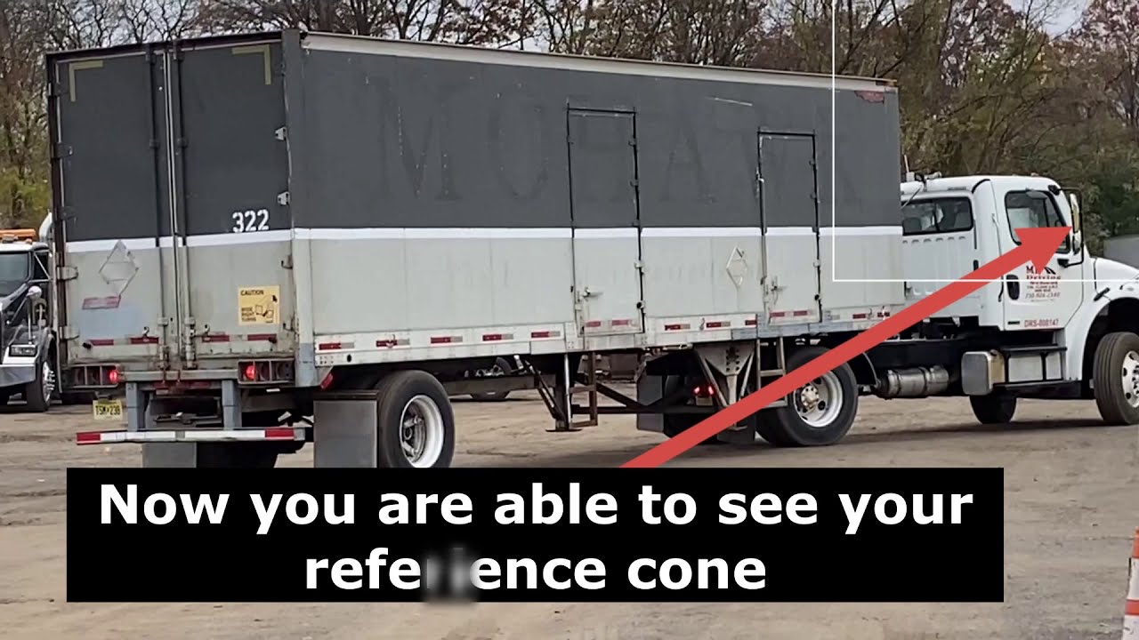 How to do CDL class A offset left and right and pass the road test