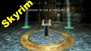 Skyrim Read the Black Book The Path of Knowledge completed