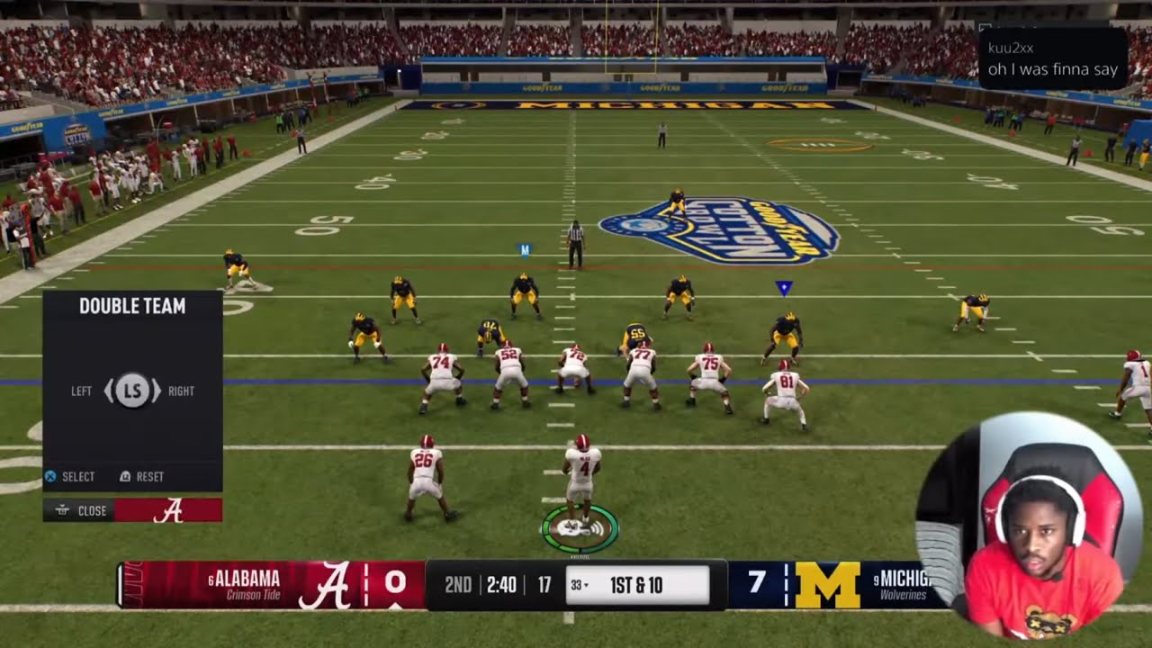 MY FIRST EVER COLLEGE FOOTBALL 25 PLAYOFF MATCHUP!!! THIS SWEAT MADE ME ...