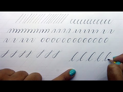 ✍ ¿Cómo MEJORAR la LETRA al Escribir? ✏️ 10 Ejercicios de Caligrafía para  PRINCIPIANTES 