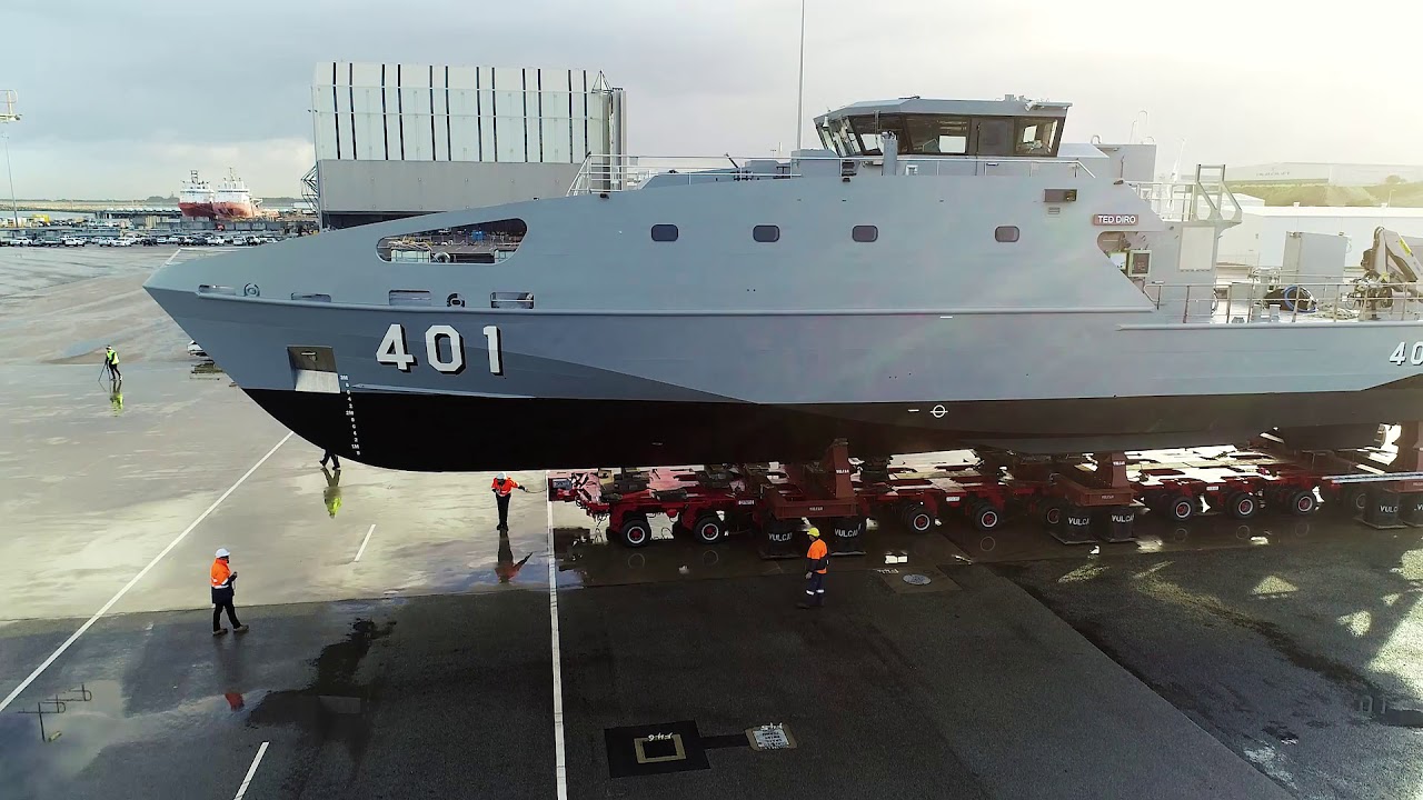 Launch of first Pacific Patrol Boat
