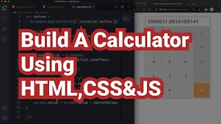 Build Calculator Using HTML CSS and JAVASCRIPT || KELAS CODING screenshot 2