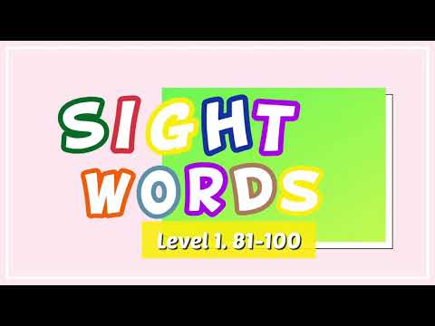 [IDoTV] Sight Words 81~100 : LEVEL 1 (Melissa)