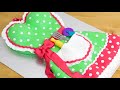 How To Make a Kitchen Apron Dress Cake by Cakes StepbyStep