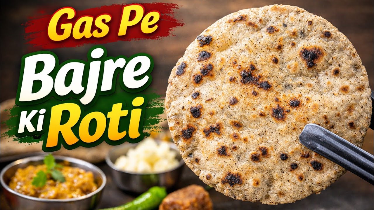 Gas pe Bajre ki Roti kaise banaye | Soft & Healthy Bajra Roti Recipe | Winter Special