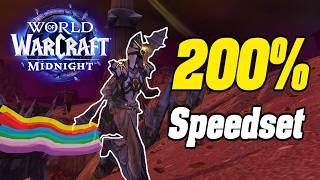 The SONIC Priest! Midnight WoW Speedset +200 movementspeed