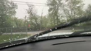 Early May Hail in PA