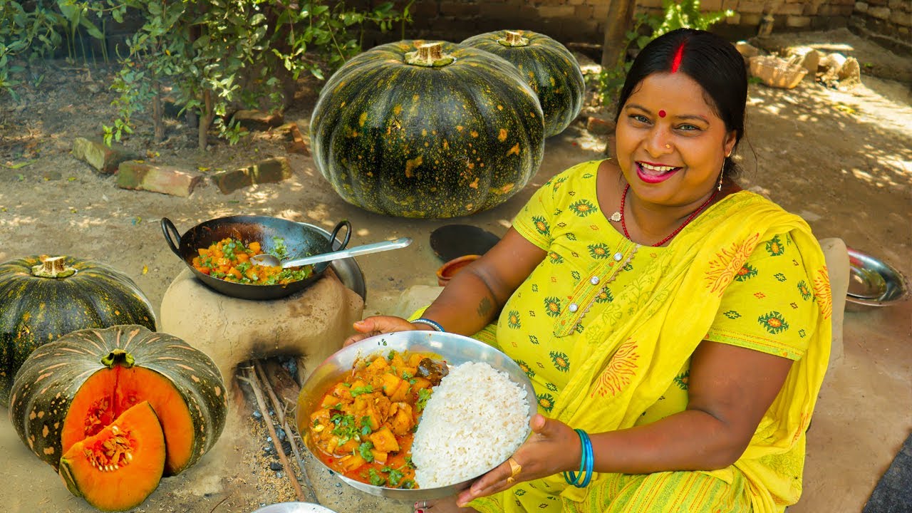 मिनटों में बनाइए कद्दू की चटपटी सब्जी - Kaddu ki chatpati sabji - Delicious Pumpkin-Khadu ki Sabji