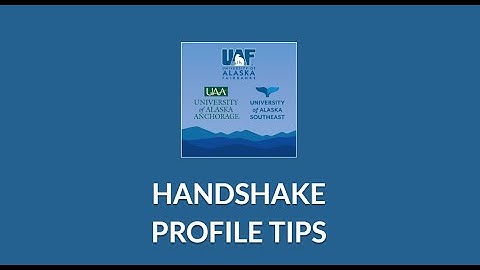 Handshake profile tips