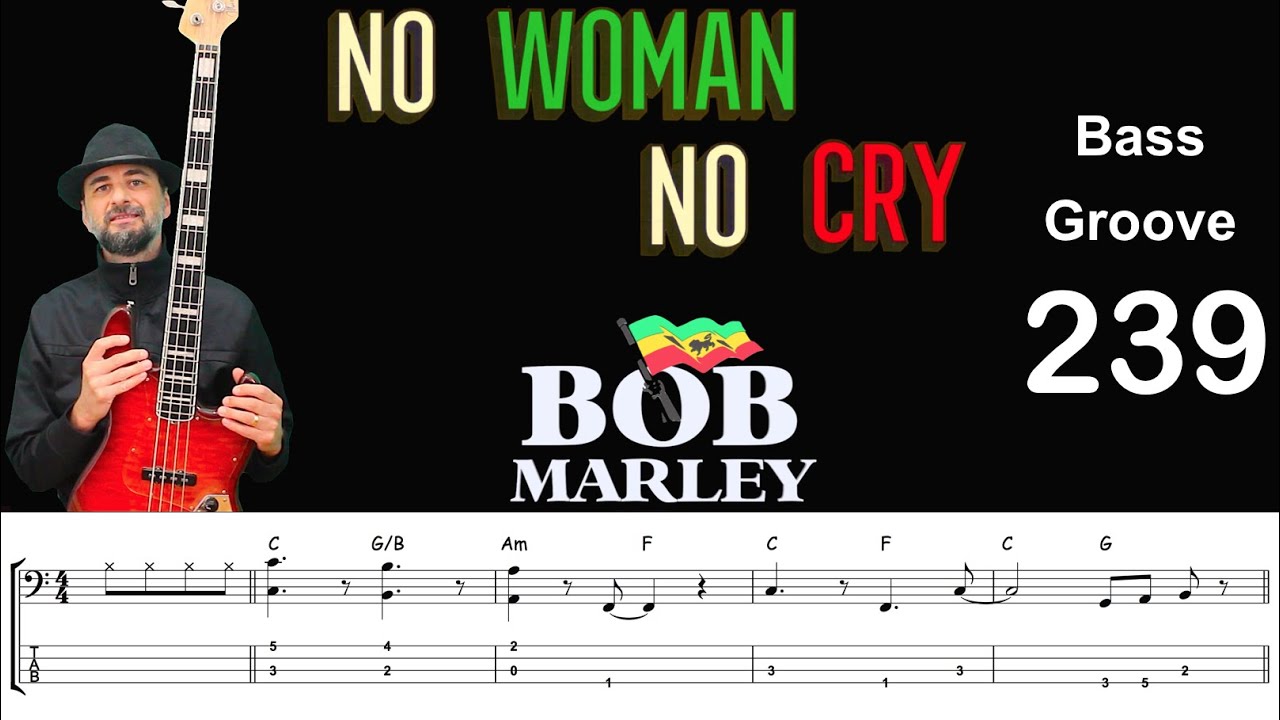 No Woman No Cry (arr. Accubass) Sheet Music