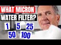 Which MICRON sediment WATER FILTER is BEST for my family?