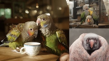 Cute Parrots Playing Hide & Seek Under Pillow 🦜😂 | Funny Conures Moments