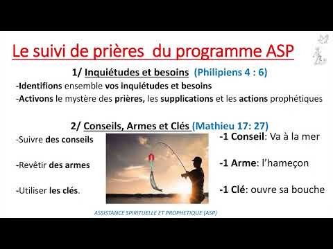 Présentation du programme ASP