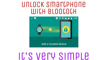Unlock smartphone using Bluetooth device. .. Bluetooth se phone Ko unlock kare
