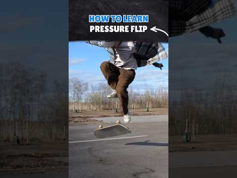 How To Pressure Flip 📈 #skateboarding #skateboard