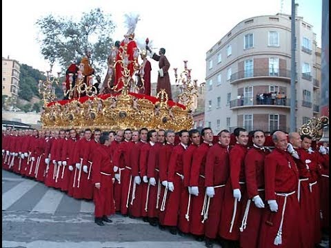Spanish Brotherhood Reenacts Jesus Last Supper in Good Friday Procession