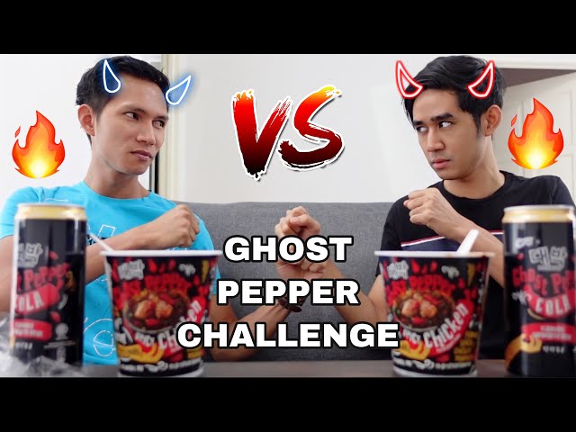 GHOST PEPPER CHALLENGE 😂 class=