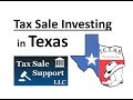 Texas Tax Sale investing: Tax sale lists & struck off property!