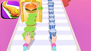 Run Burger Run ​- All Levels Gameplay Android,ios (Part 1) screenshot 1