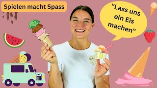 Ein Eis Video für Kinder | Miss Josi spielt mit Spieleis und singt ein Eislied | Lernen für Kleine