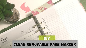 DIY PAGE MARKER FROM SCRAPS │A5 Carpe Diem