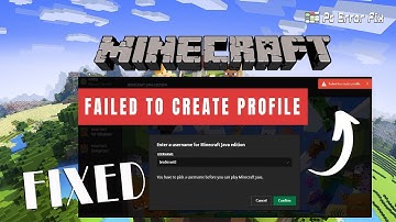 100% FIXED: Failed to Create Profile Minecraft Error | Working Tutorial | PC Error Fix