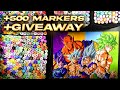 Drawing with 500 ohuhu markers  goku vegeta gohan broly  piccolo  giveaway